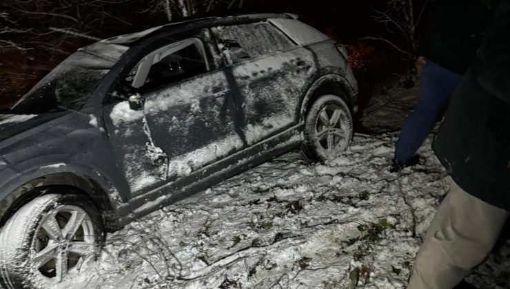 KONTROLDEN ÇIKAN OTOMOBİL UÇURUMA YUVARLANDI: 1 ÖLÜ
