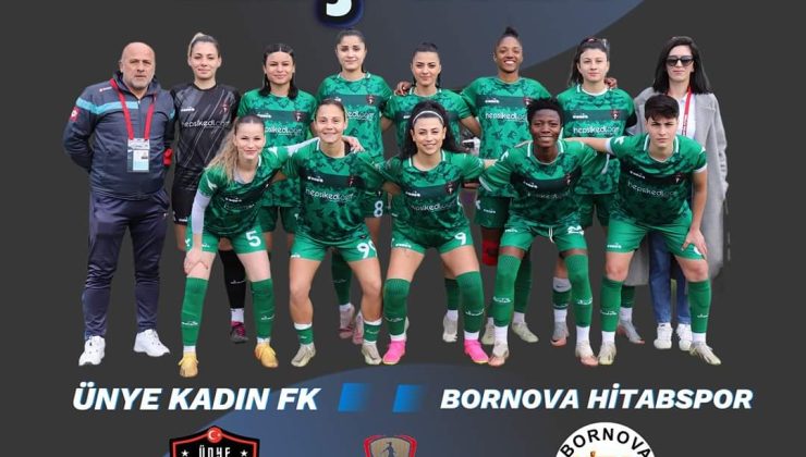 Ünye Kadın FK- Bornova Hitabspor’u Yenerek Lider Olmak İstiyor