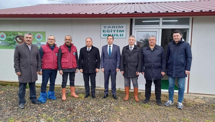 Ünye Zıraat Odasından “Tarım Eğitim Okulu.” Projesi.