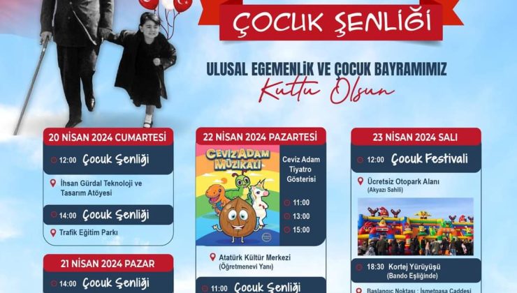 Altınordu’da 23 Nisan Büyük Festivalle Kutlanacak