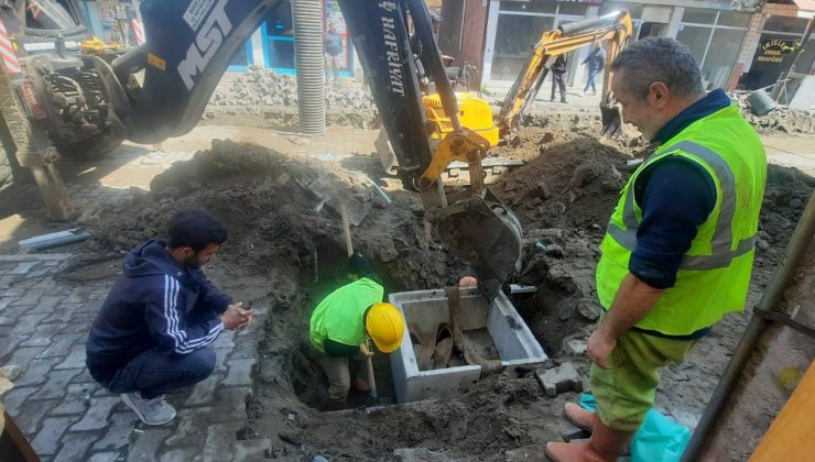 Ünye Fevzi Çakmak Mahallesi Söğütlü Sokak’ta Altyapı Yenileniyor.