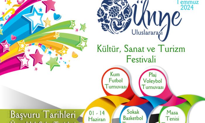 Ünye’de Festival Zamanı.
