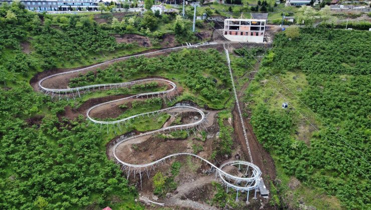 Ordu’lular Dağ Kızağının Keyfini Yaşadılar