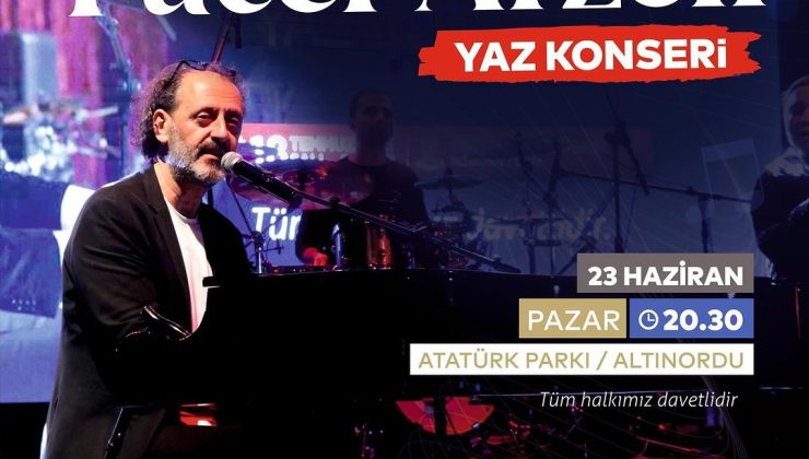 Müzisyen Yücel Arzen Bugün Ordu’da Sahne Alacak