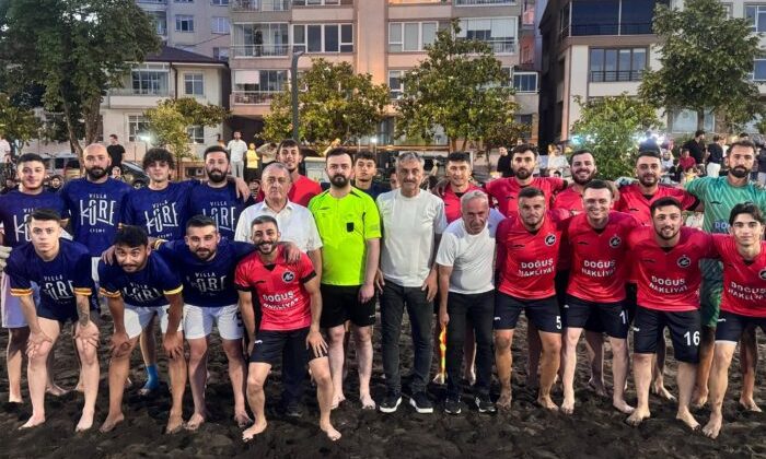 Geleneksel Gece Manyetik Kum Futbol Turnuvası Başladı.