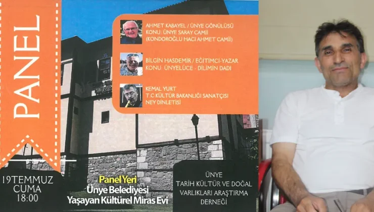 Ünye Belediyesi Yaşayan Kültürel Müze Evi’nde Panel Var.