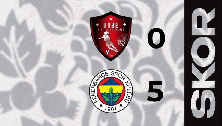 Ünye Kadın Futbol Kulübu Kendi Sahasından Mağlup Ayrıldı