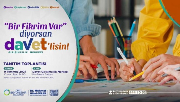 DAVET Girişimcilik Merkezi Sizi Bekliyor..