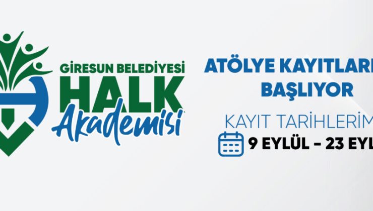 Giresun Belediyesinde Akademik Atölye Çalışmaları..