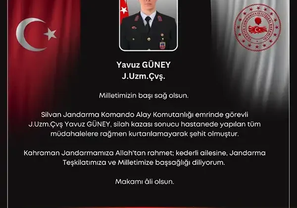 Ünye’li Uzman Çavuş Yavuz GÜNEY’in Şehadet Haberi Geldi