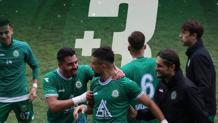 Ünye 1957 Spor Zorlu Mücadeleyi Kazandı