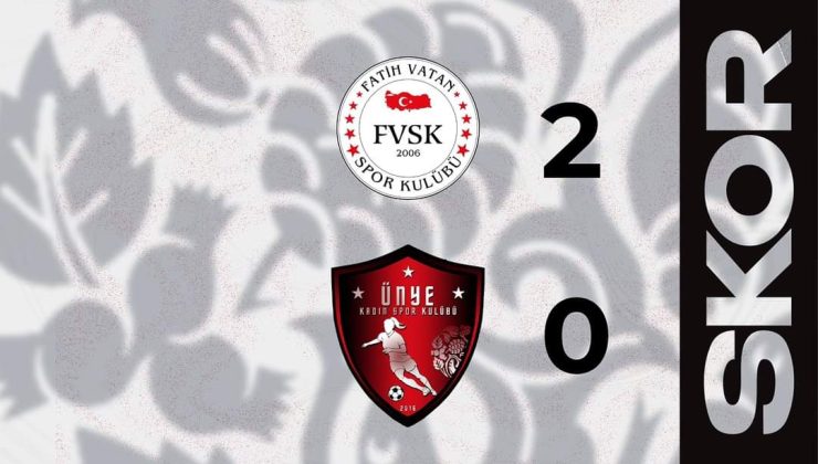 Ünye Kadın Futbol Kulübü Istanbul’da Puan Alamadı