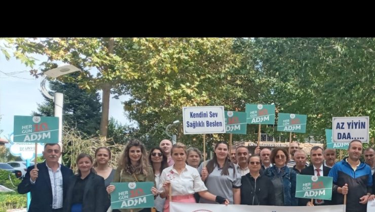 Sağlıkçılar “6 Ekim Dünya Yürüyüş Günü’nde” Sağlıklı Yaşam Yürüyüşü Gerçekleştirdi.