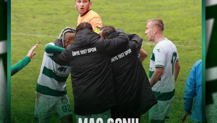 Ünye 1957 Spor Bu Hafta 3 Puanı Aldı