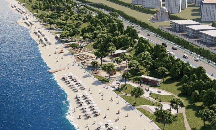 Ünye Batıpark Projesi Hızla Tamamlanıyor.