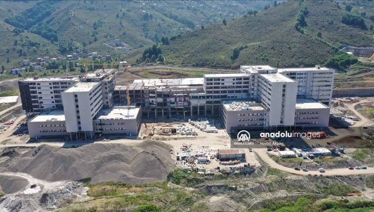 Ordu Şehir Hastanesi’nin  Bağlantı Yolu Yapılıyor