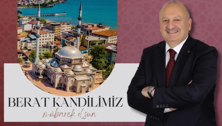 Başkan Tavlı  Ünye’lilerin Berat Kandilini Kutladı