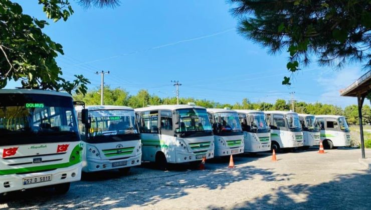 Ünye’de Dolmuş Ücretlerine Zam.