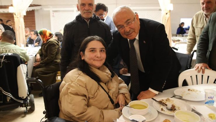 Engelliler OBB Başkanı İle İftarda Buluştular.