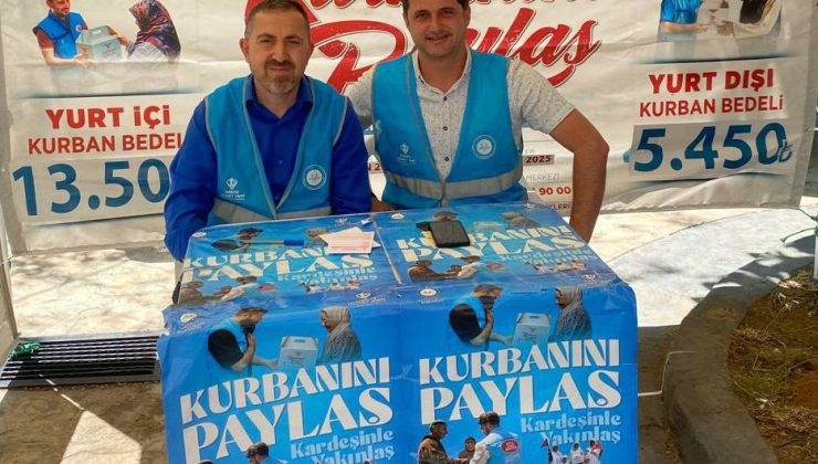 O, Kurban bağışı Kampanyasında
