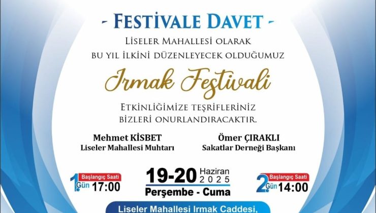 Festivaller Şehri Ünye..