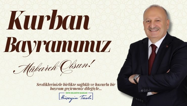 Başkan Tavlı Bayram Mesajını Paylaştı