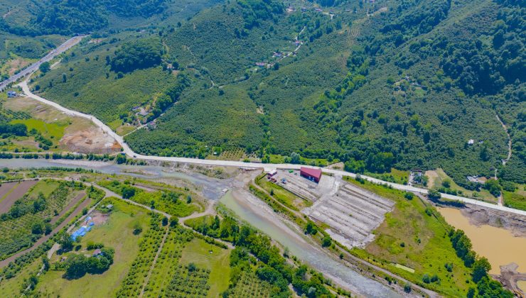 Ünye OSB’de Beton Yol Çalışması Bitti.