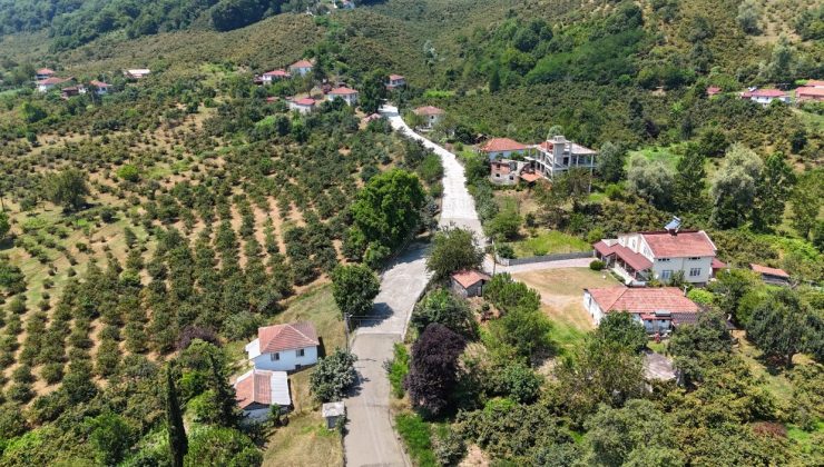 Ünye Göbü Mahallesinde Beton Yol Çalışması Devam Ediyor.