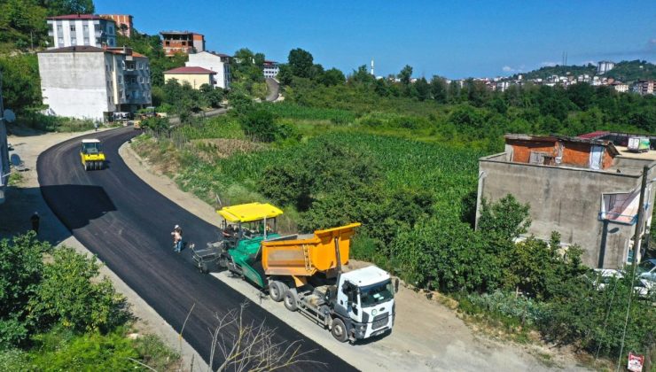 Ünye Sanayi Sokakta Asfalt Çalışmaları Bitti.