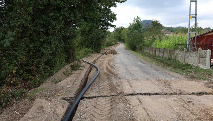 OBB; Ünye’nin Dört Mahallesinde İçme Suyu Hattı Yeniliyor.