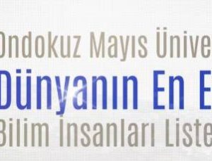 Ünye’de Çalışmıştı. Şimdi, Dünya’nın En Etkili Bilim İnsanları Listesine Girdi.