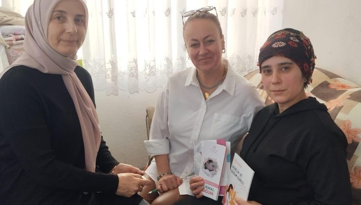 Ünye İlçe Sağlık Müdürlüğü, Gebe Okulu Ebeleri Ev Ziyaretlerine Başladı.