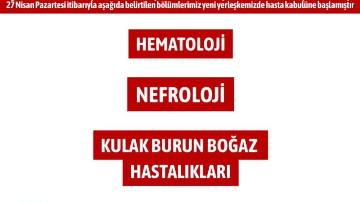 Samsun Şehir Hastanesinde Taşınma Devam Ediyor!