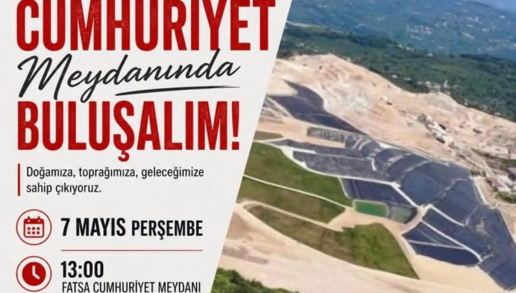 CHP’li Vekiller “Doğa, Toprak, Su ve Geleceğimiz İçin” Maden Mitinginde Buluşuyor!