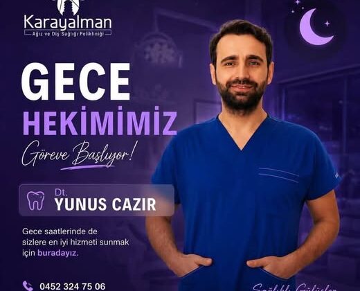 Diş Polikliniği’nden Gece Hekimi Hizmeti Başladı.