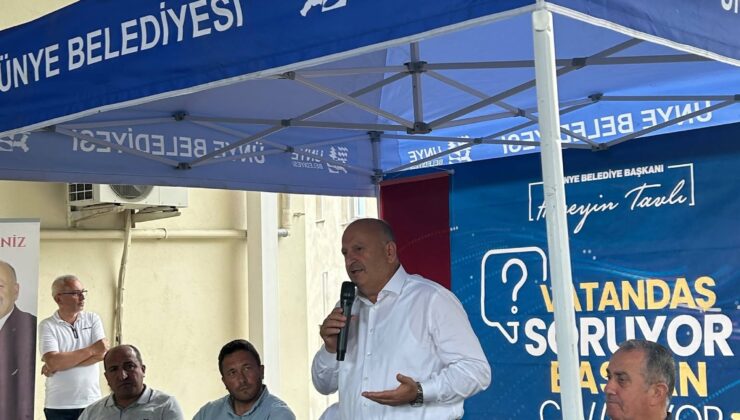Ünye Belediyesi / Aydıntepe / Halk İşbirliği.