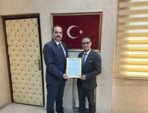 MHP Ünye İlçe Başkanı Hacıimamoğlu, Mazbatasını Aldı.