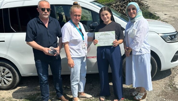 Ünye de Anne Adayları Evlerinde Ziyaret Ediliyor.