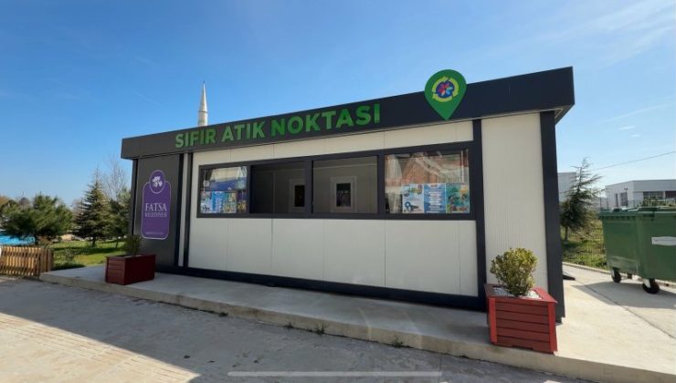 Fatsa, Sıfır Atık Noktaları Oluşturdu.