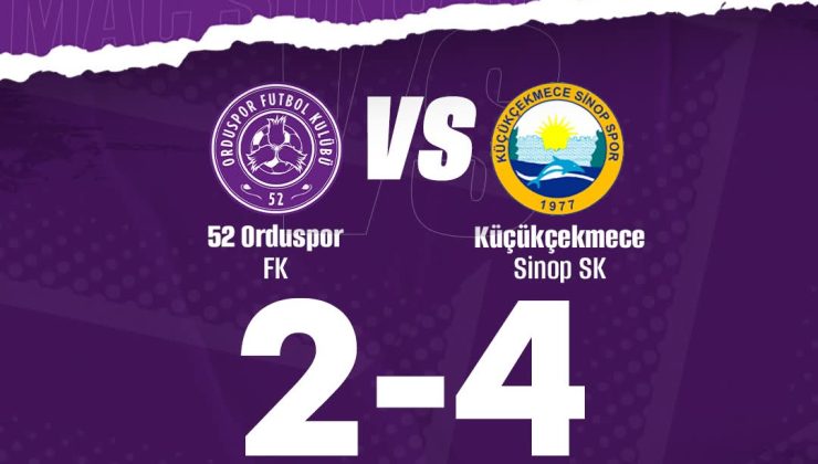 52 Orduspor FK Turnuvaya Veda Etti