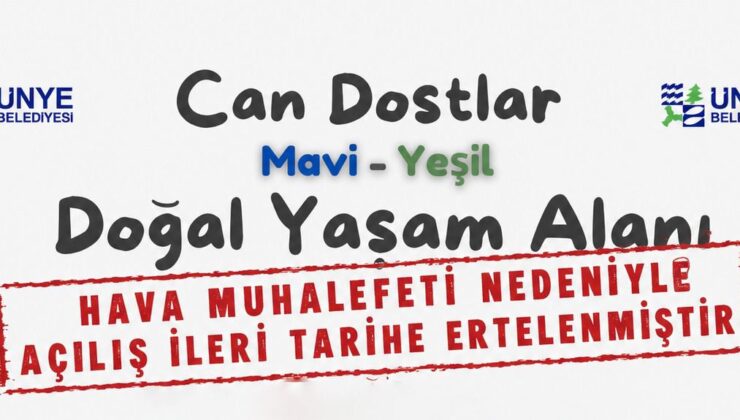 “Can Dostlarımız” İçin Hazırlanan Açılış Programı Ertelendi.