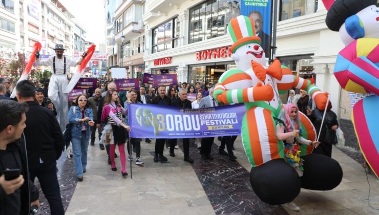 3. Ordu Şehir Tiyatroları Festivali Görkemli Başladı