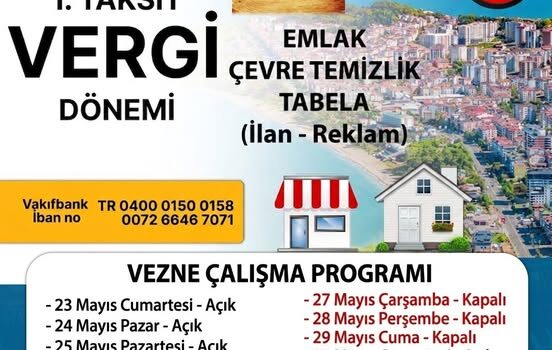 Emlak Vergisi İçin Son Günler !