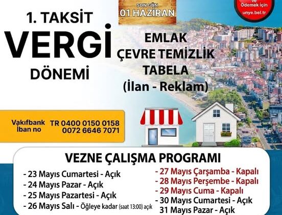 Emlak Vergisi İçin Son Günler !
