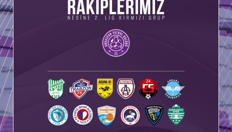 52 Orduspor Önümüzdeki Sezon Kimlerle Karşılaşacak?