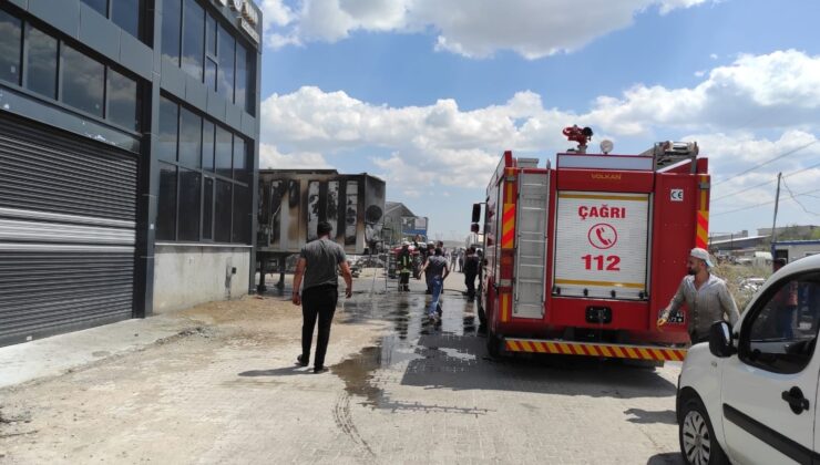 Ünye Sanayi Sitesindeki Yangın Korkuttu!